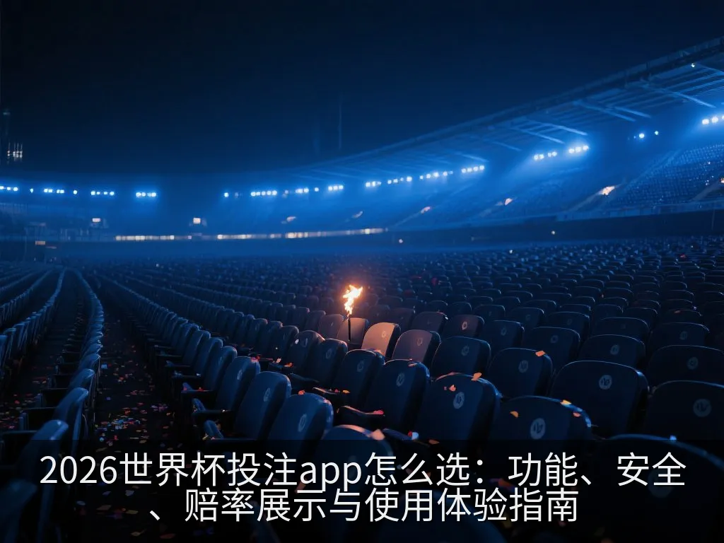 2026世界杯投注app怎么选：功能、安全、赔率展示与使用体验指南